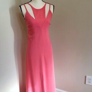 BCBG Max Azria Pink Strappy Evening Gown, XXS (PRE-OWNED)
